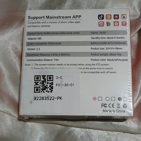 Multifunctional Mobile Remote Control Ring For IOS & Android - Picture 2 of 9